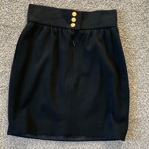 Vintage CHANEL wool mini skirt, size 36 (XS)